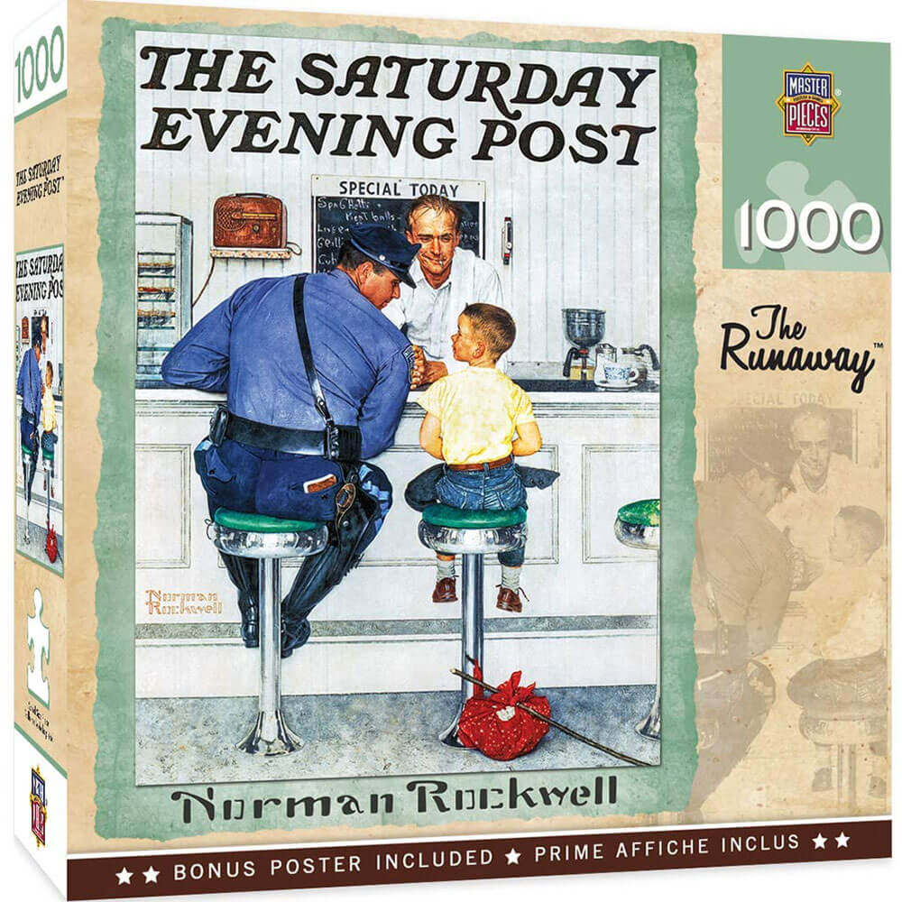 Das 1000-teilige Puzzle „Saturday Evening Post“.