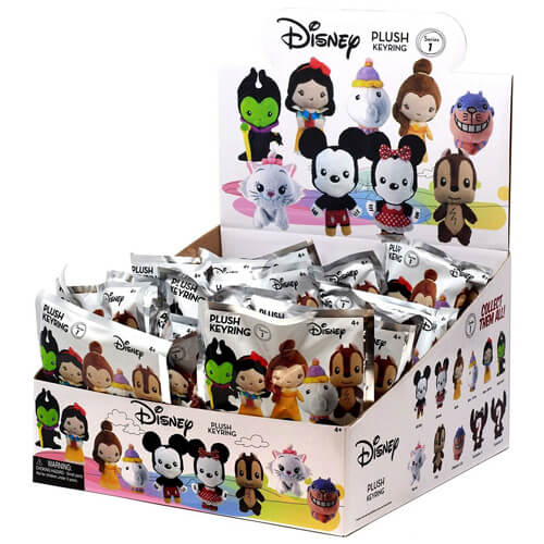 Keyring Plush Blind Bag Disney Series 1 (24 Pk)