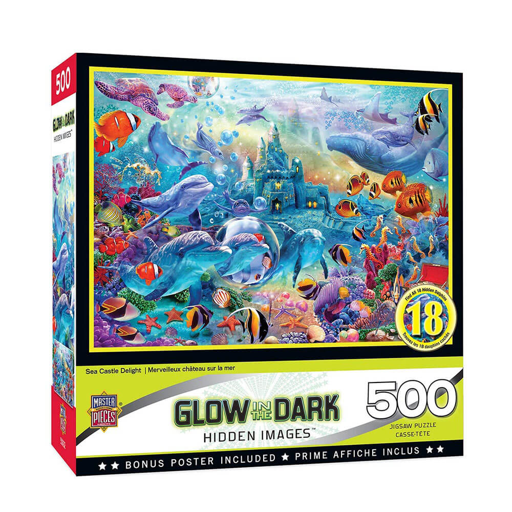 MP ukryty obraz Glow Puzzle (500pcs)