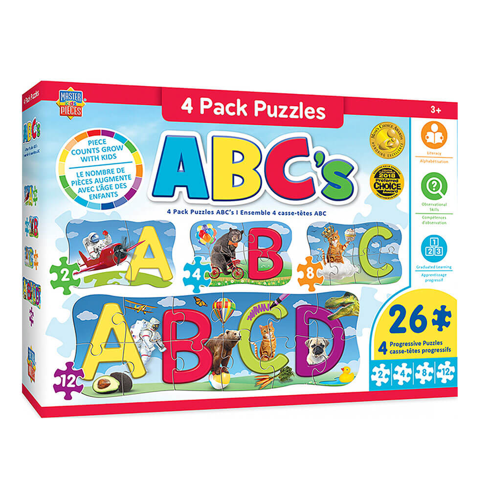 Masterpieces Puzzle Education (4 Pack)