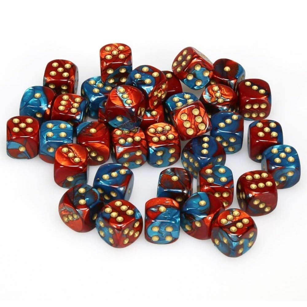 D6 DICE GEMINI 12MM (36 DICE)