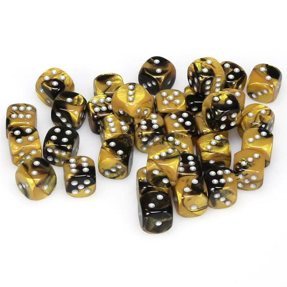 D6 DICE GEMINI 12 mm (36 terninger)