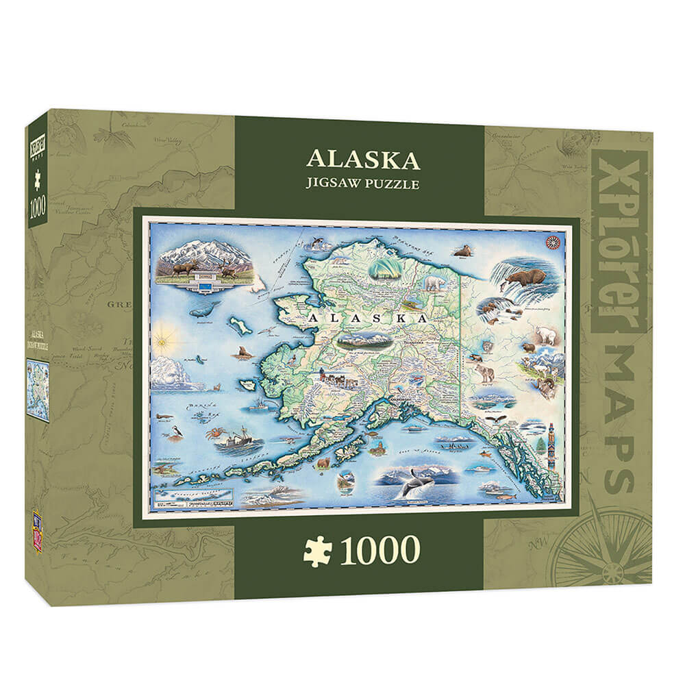 MP XPLORER MAPS Puzzle (1000pcs)