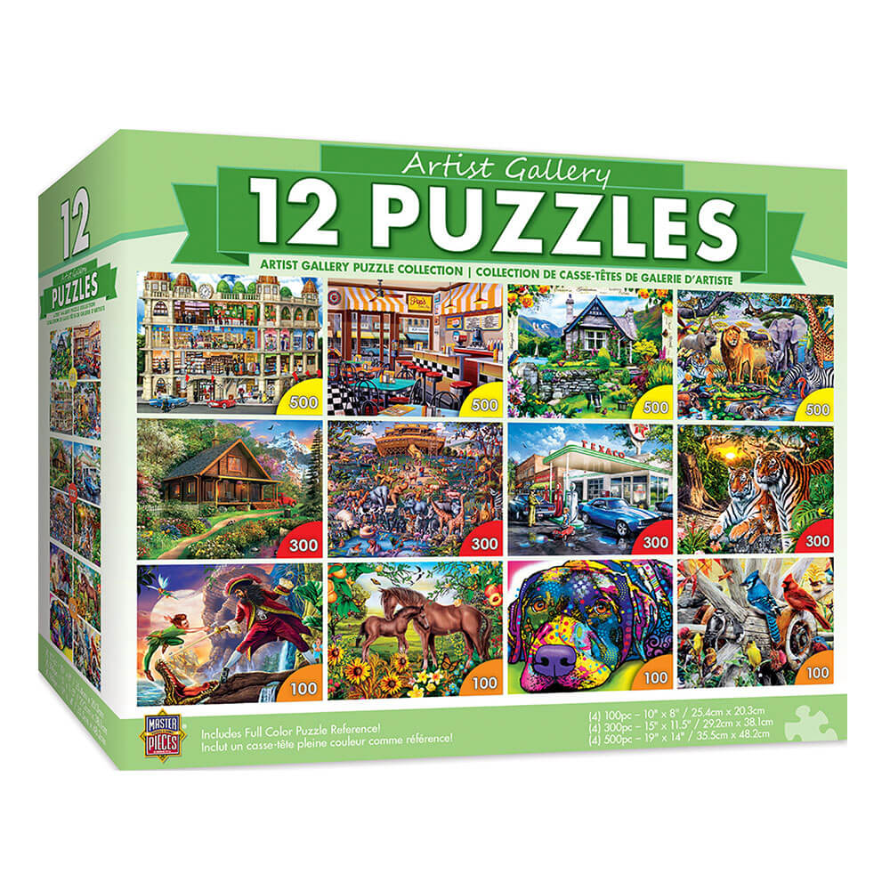 Masterpieces Puzzle (12 Pack bundelpuzzel)