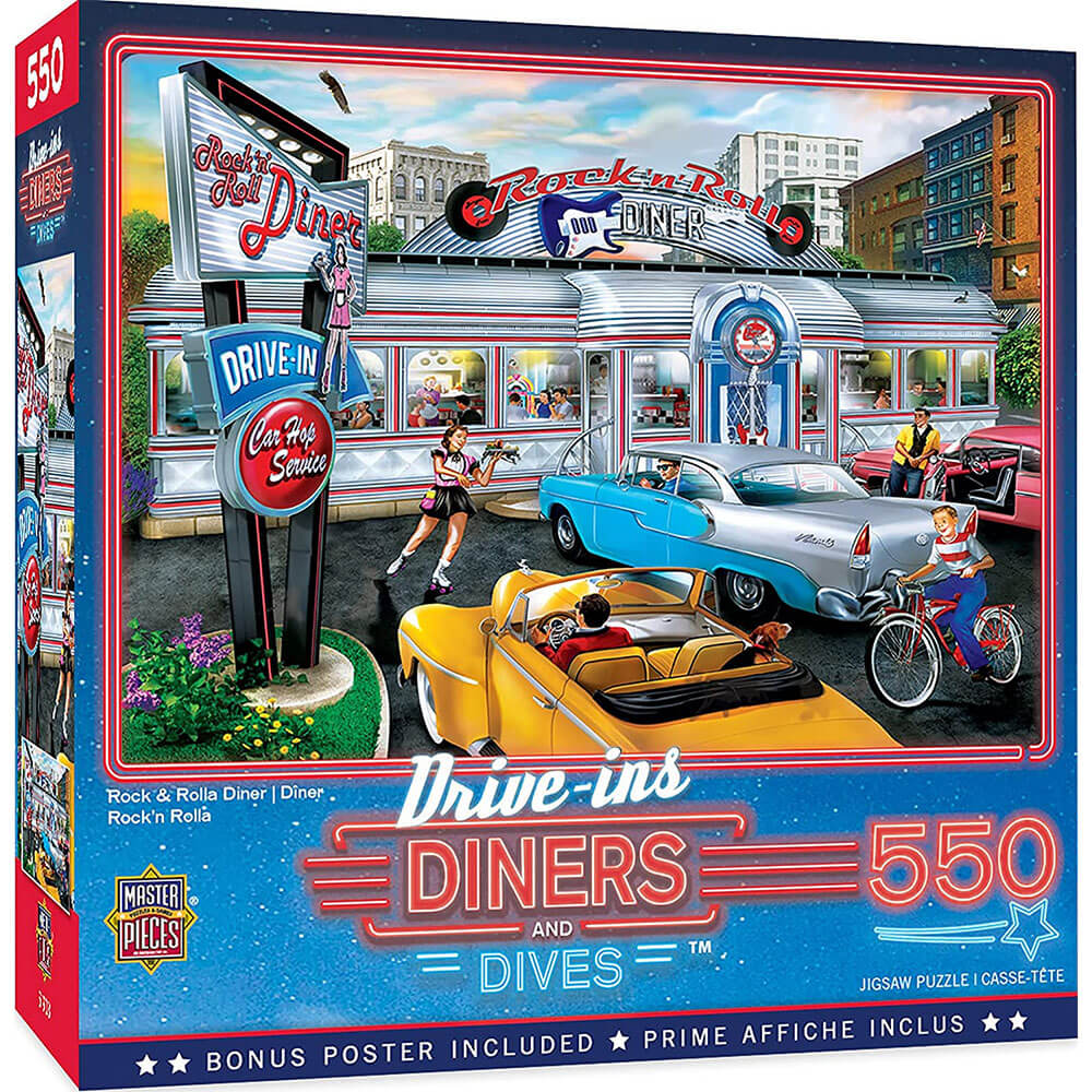 Drive-in Diners & Dives 550pc puzzle