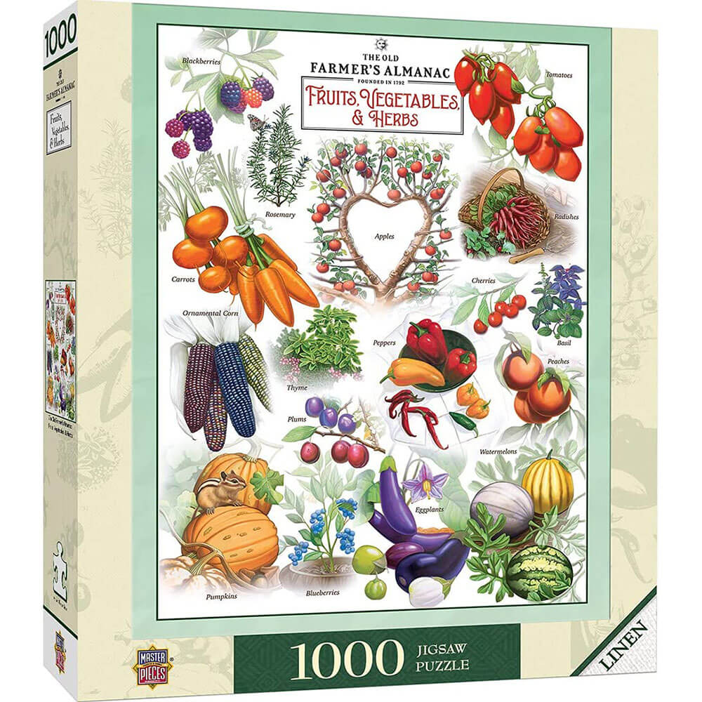 Mesterverk bønder almanac 1000pc puslespill