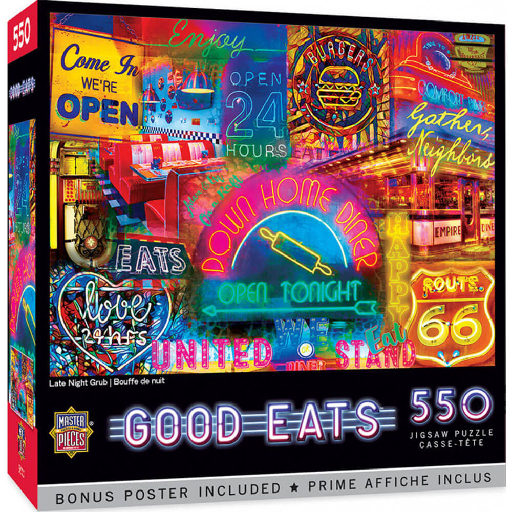 Masterpieces Good eet 550 pc puzzel