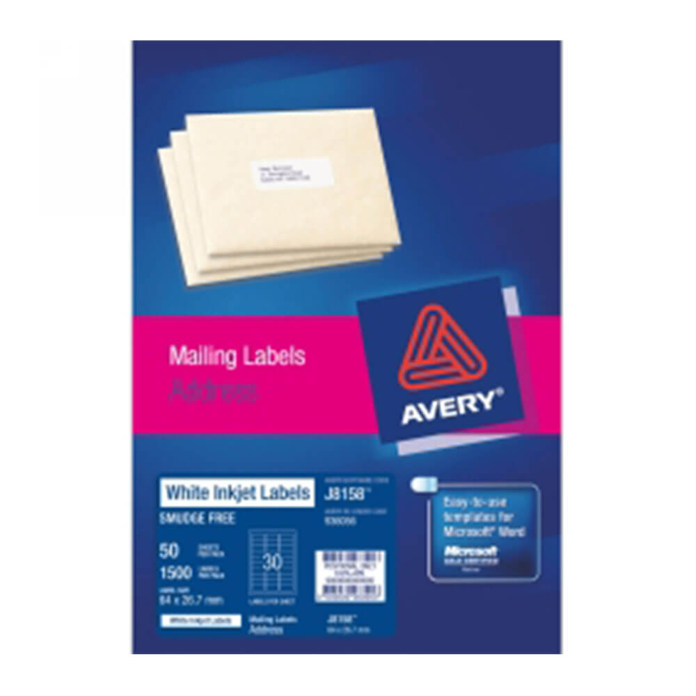 Avery Inkjet -label