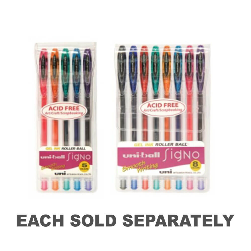 Uni-Ball Signo Fine Gel Pen Assorted Color