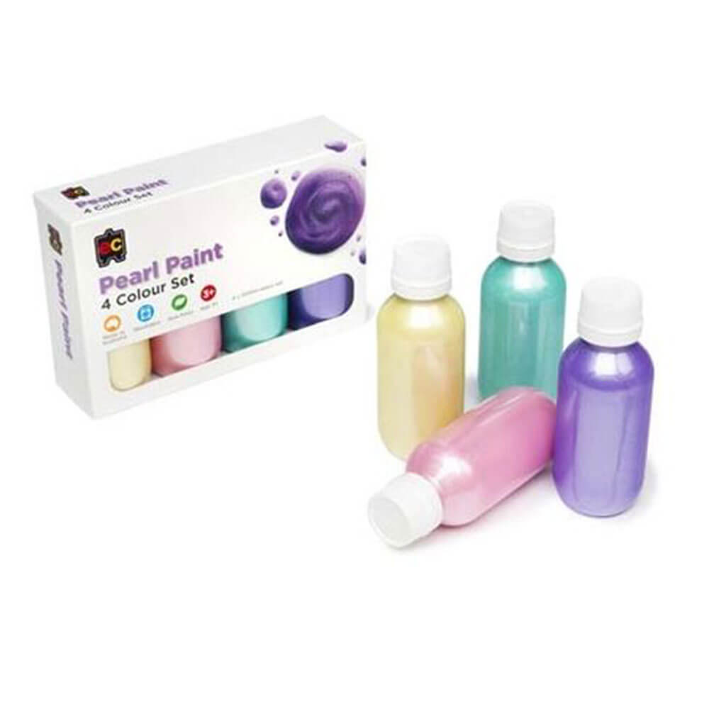 Set di vernice glitter EC 4pc assortiti 100 ml