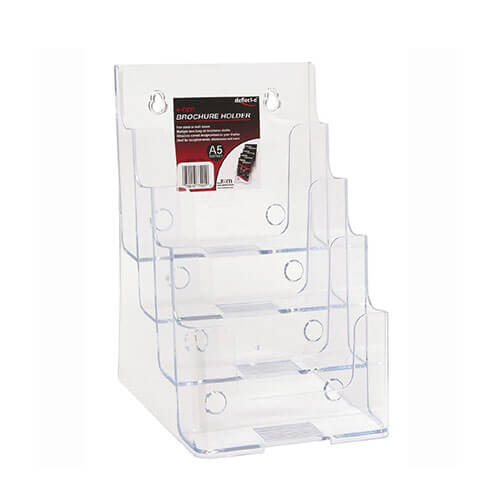 Deflecto Wall Mount Brochure Holder (A5)