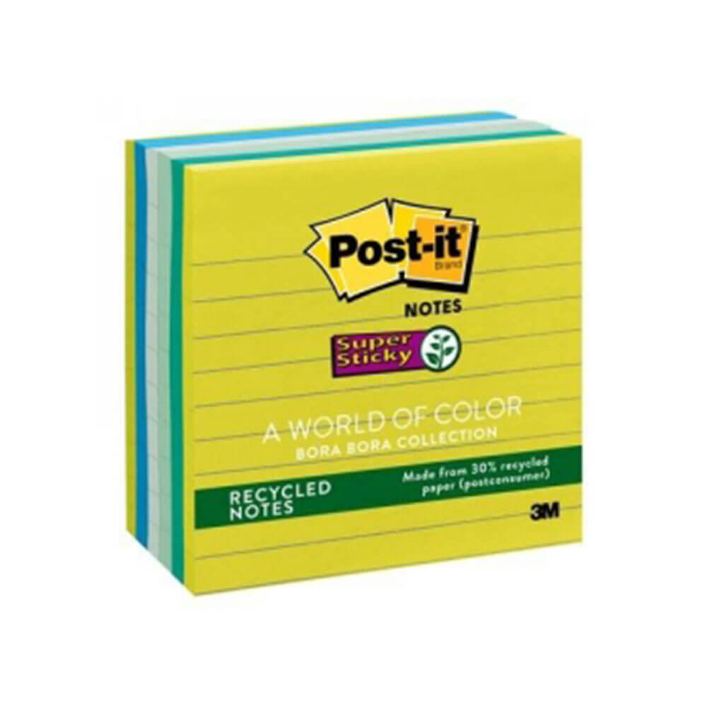 Post-it forrado notas súper pegajosas 6pk