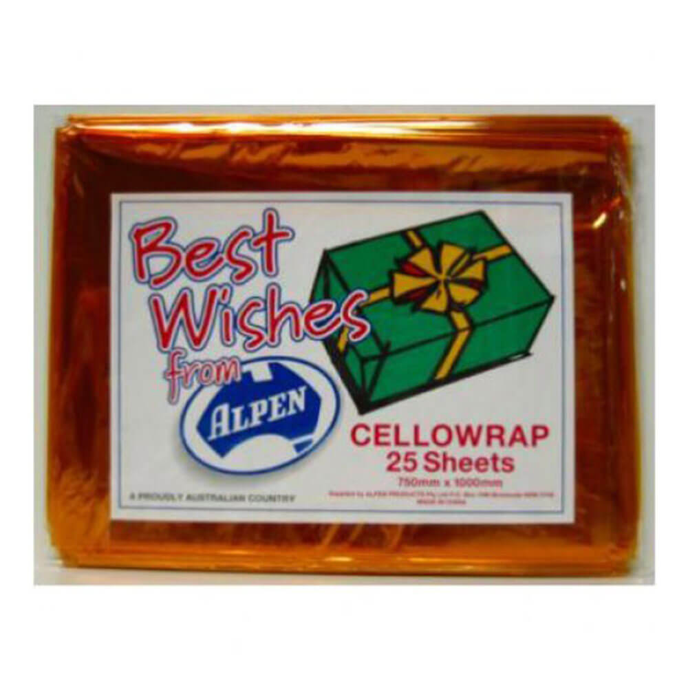 Alpen cellowrap 75x100cm (25pk)