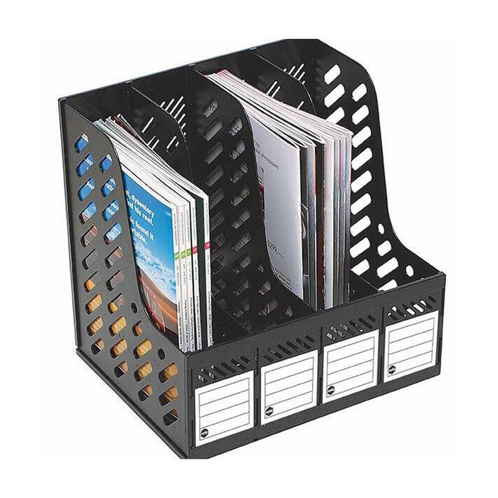 Marbig Magazine Rack Black