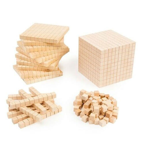 Learning Can Be Fun Wooden Counting Cubes