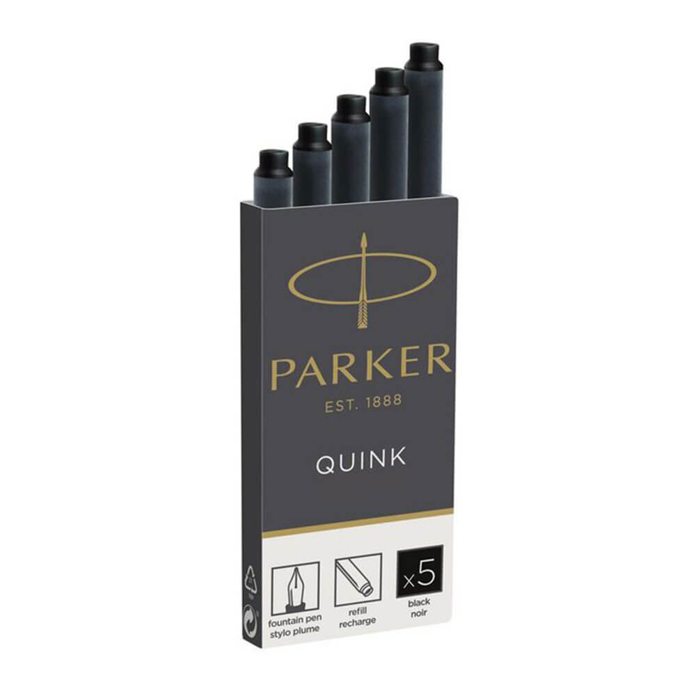 Parker Permanent Ink -patron (5pk)