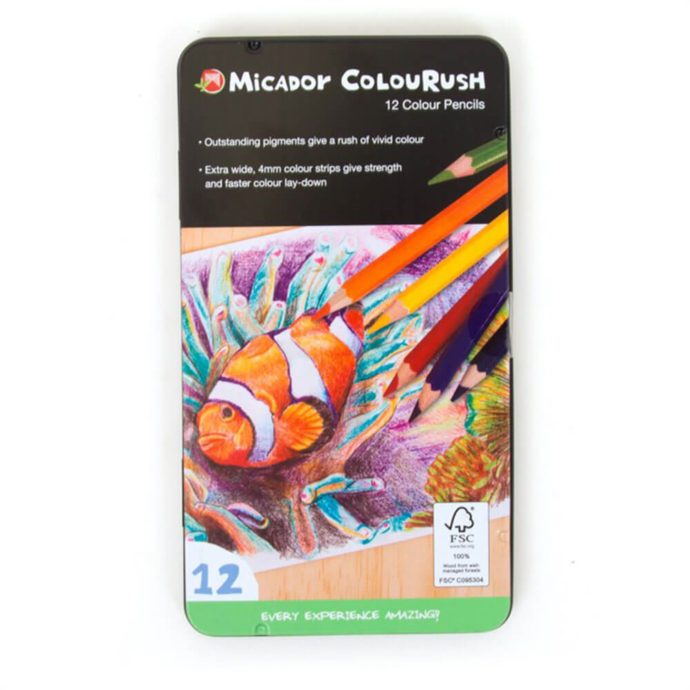 Micador Colourush coloré crayon assorti