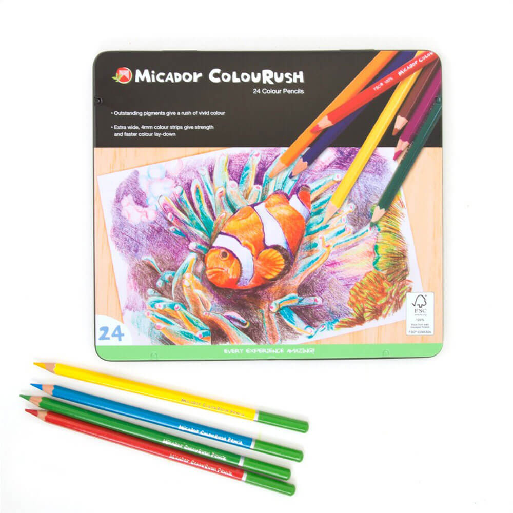 Micador Colourush coloré crayon assorti