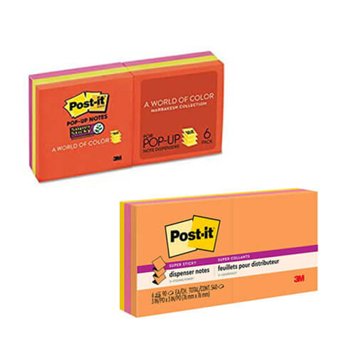 Post-it Super Sticky Pop-up Notes 76x76mm (6pk)