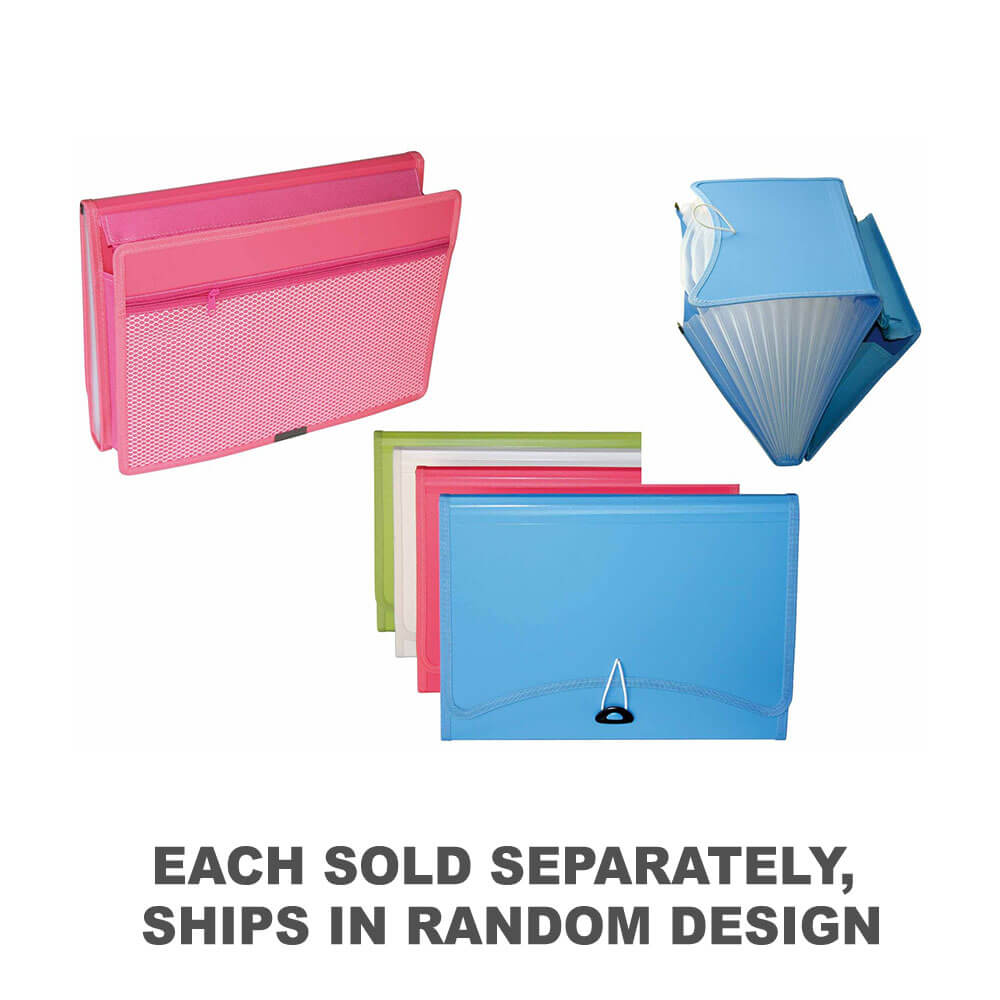 Stat 13 Plus 1 Expanding Side Pocket File Assorted