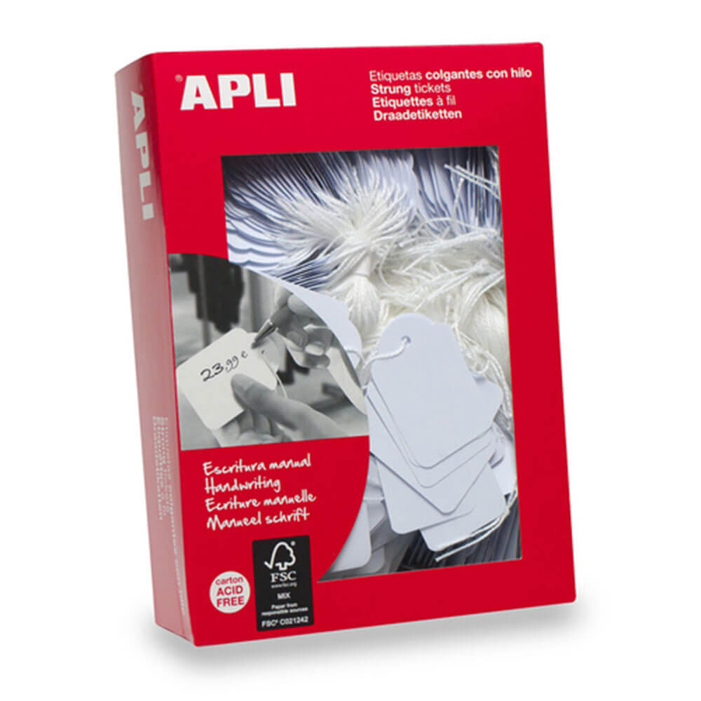 Appli Merchandising Tagi White 1000pk