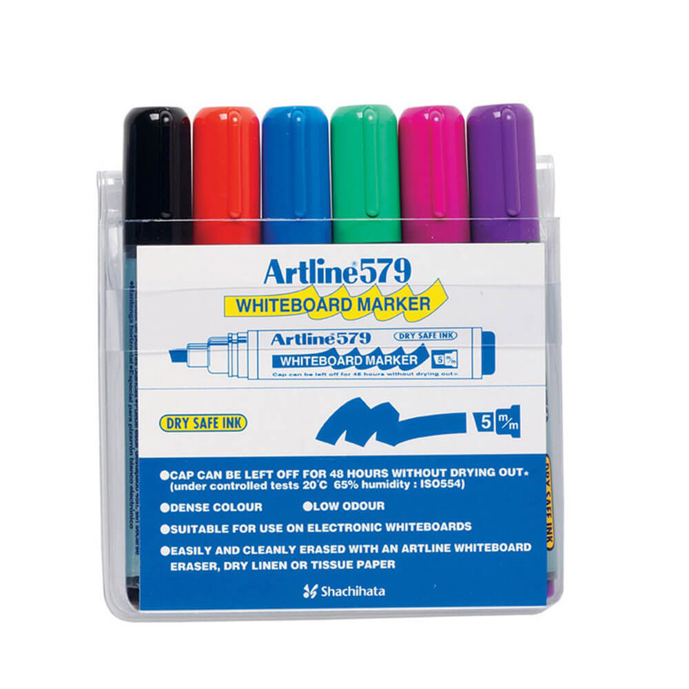 Artline Whiteboardマーカー5mmチゼルが各種