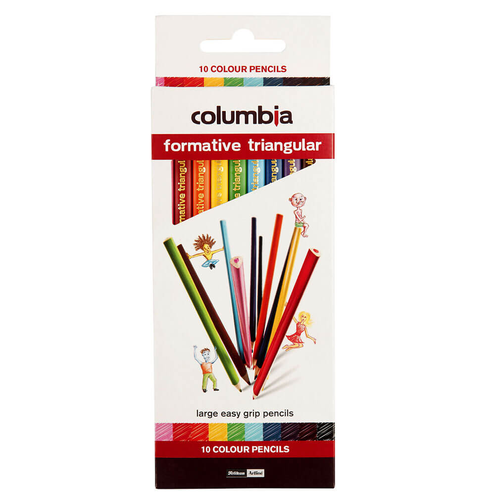 Lápices de colores formativos de Columbia (10pk)