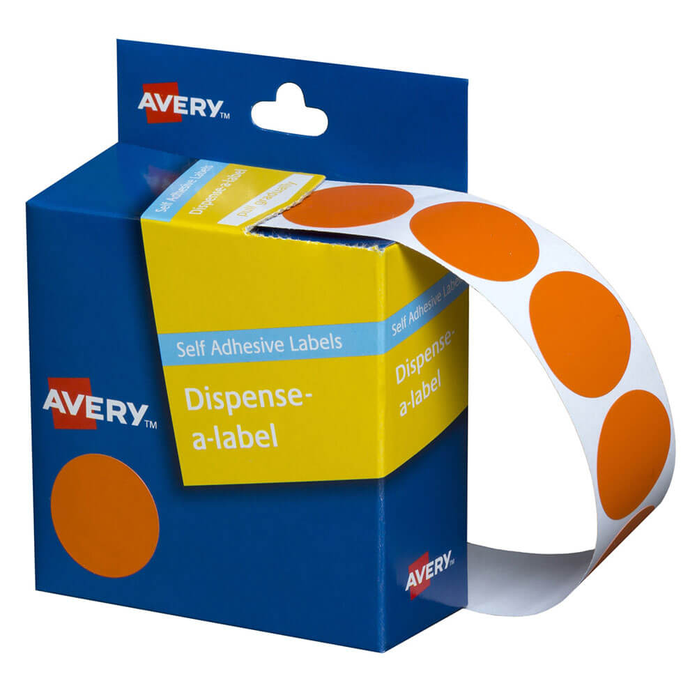 Avery zelfklevende puntlabels 24 mm (500 stks)