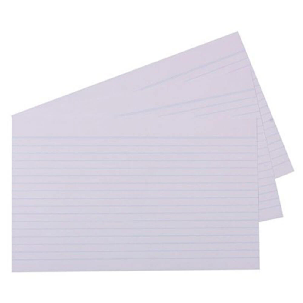 Tarjetas del sistema gobernadas de Quill 100pk (blanco)