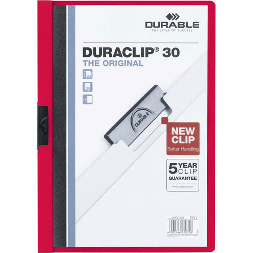 Duraclip à 30 feuilles Duraclip Fichier plat (A4)