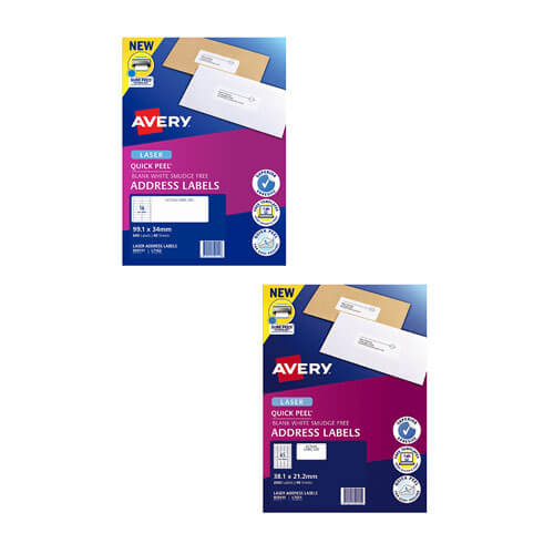 Avery Laser Quick Peel Address Labels