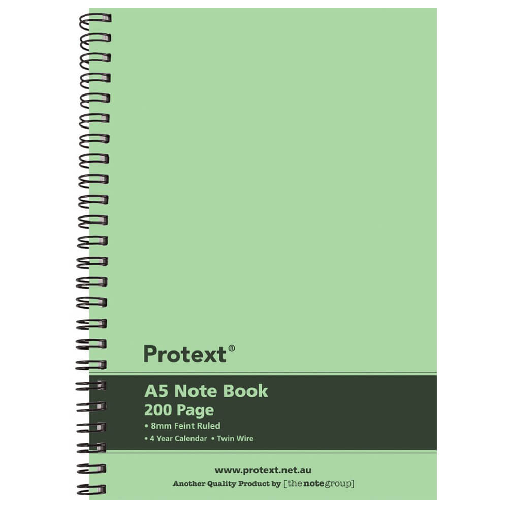 Protext Twin Wire Notebook 200 sider (A5)