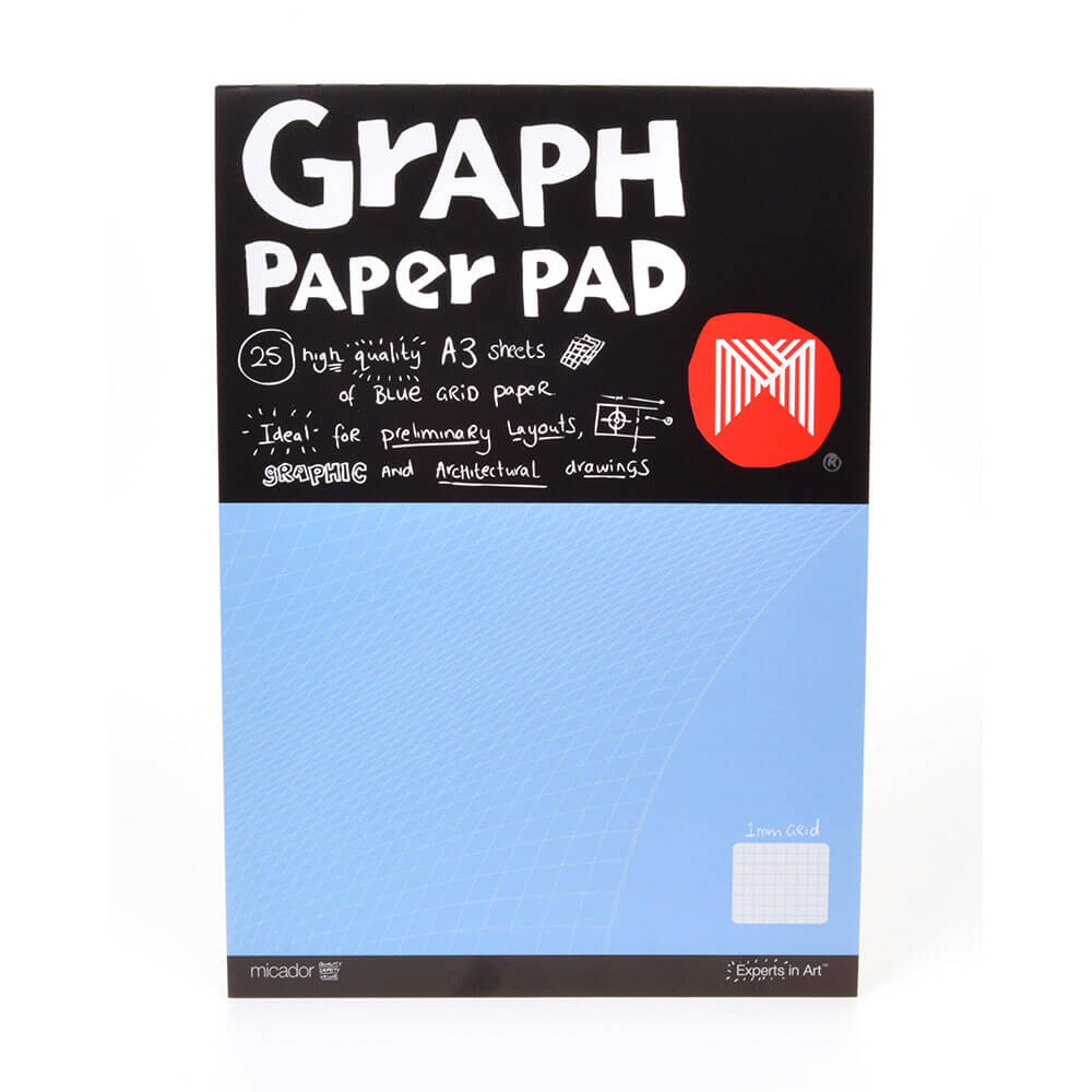 Micador Graph Pad 25 Sheets (A3)