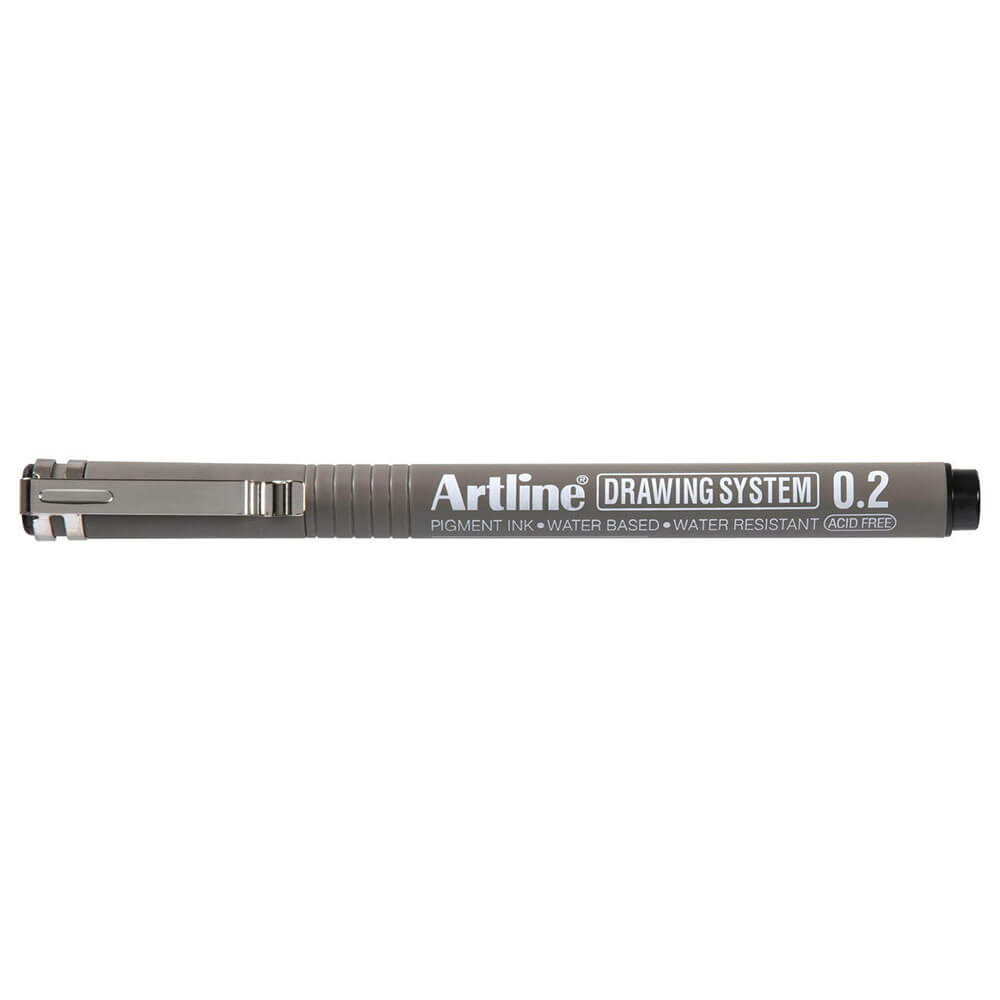 Artline Drawing System Pen 12st (svart)