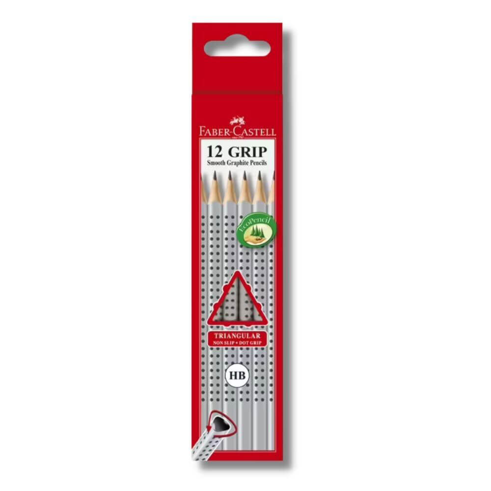 Faber-Castell Triangular Dot Grip Bleistift 12tlg