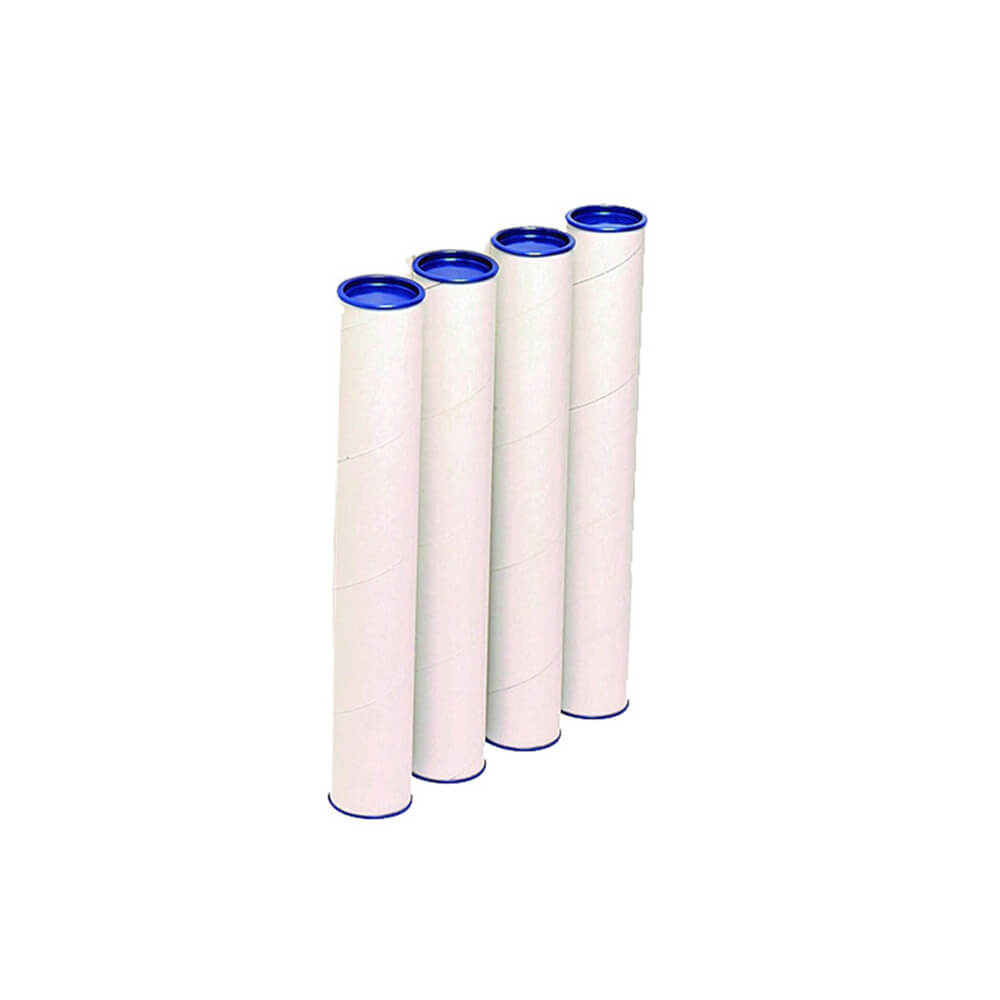 Marbig Tube de correo 4PK (blanco)