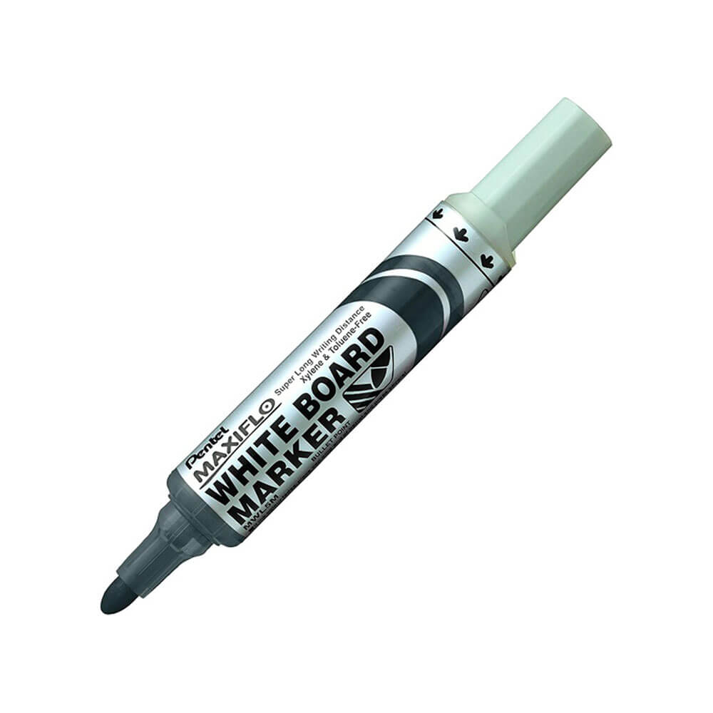 Pentel Maxiflo Bullet Tip Whiteboard Marker 12 stcs