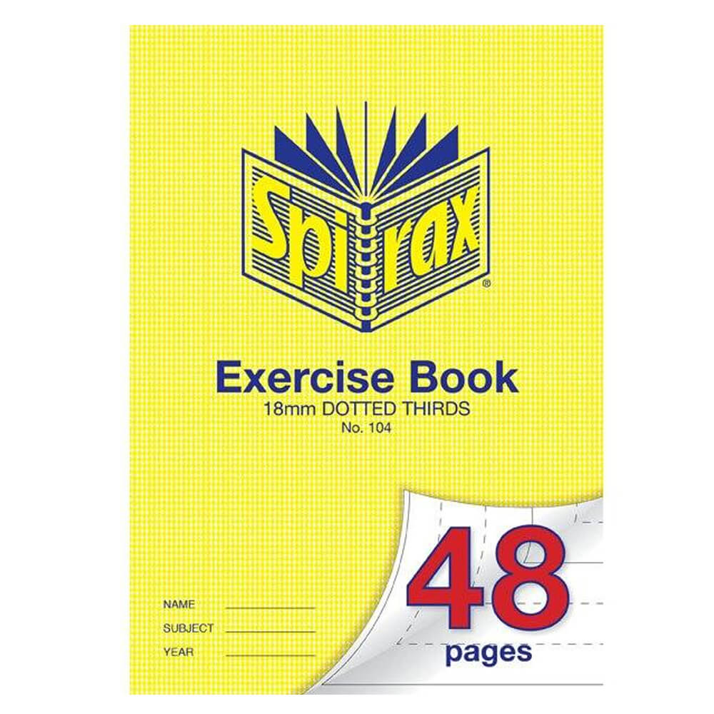 Spirax A4 Timed Times 48 pages Exercice Book 20pk