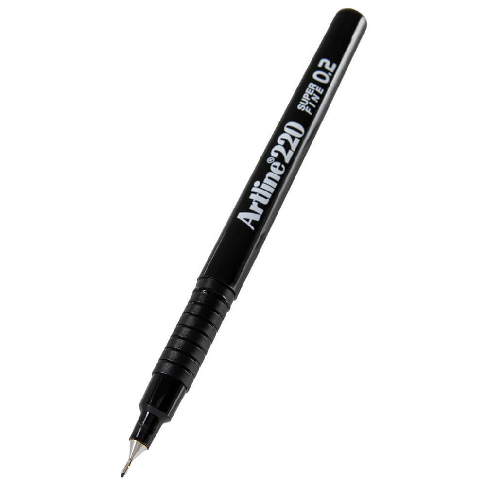 Artline Fineliner Superfine Pen 0,2 mm (boîte de 12)