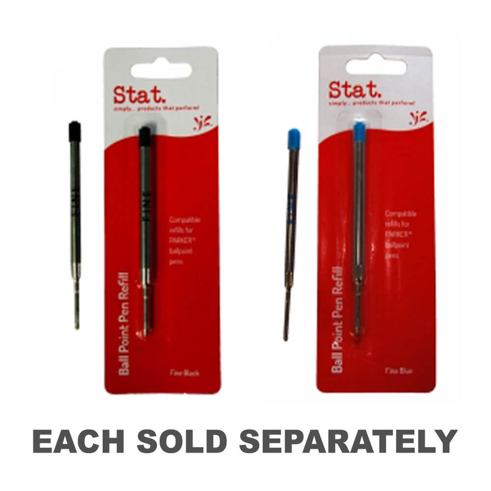 Stat Parker Fine Ballpoint Pen Refill (Pack of 10)