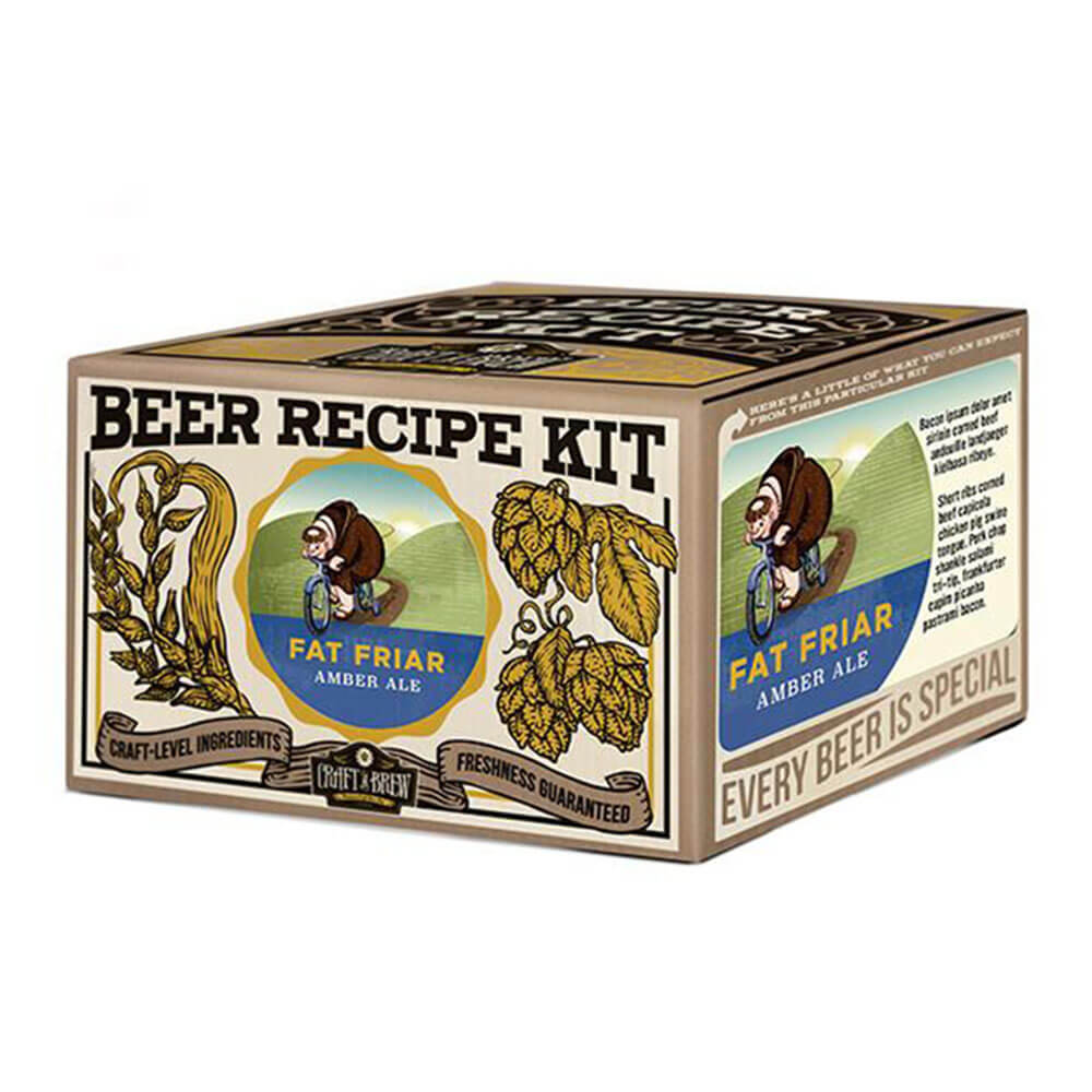 Crea un kit di birra Amber Amber Amber Frate Frat