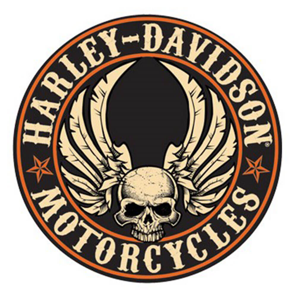 Harley Davidson Die Cut Expossed Tin Znak