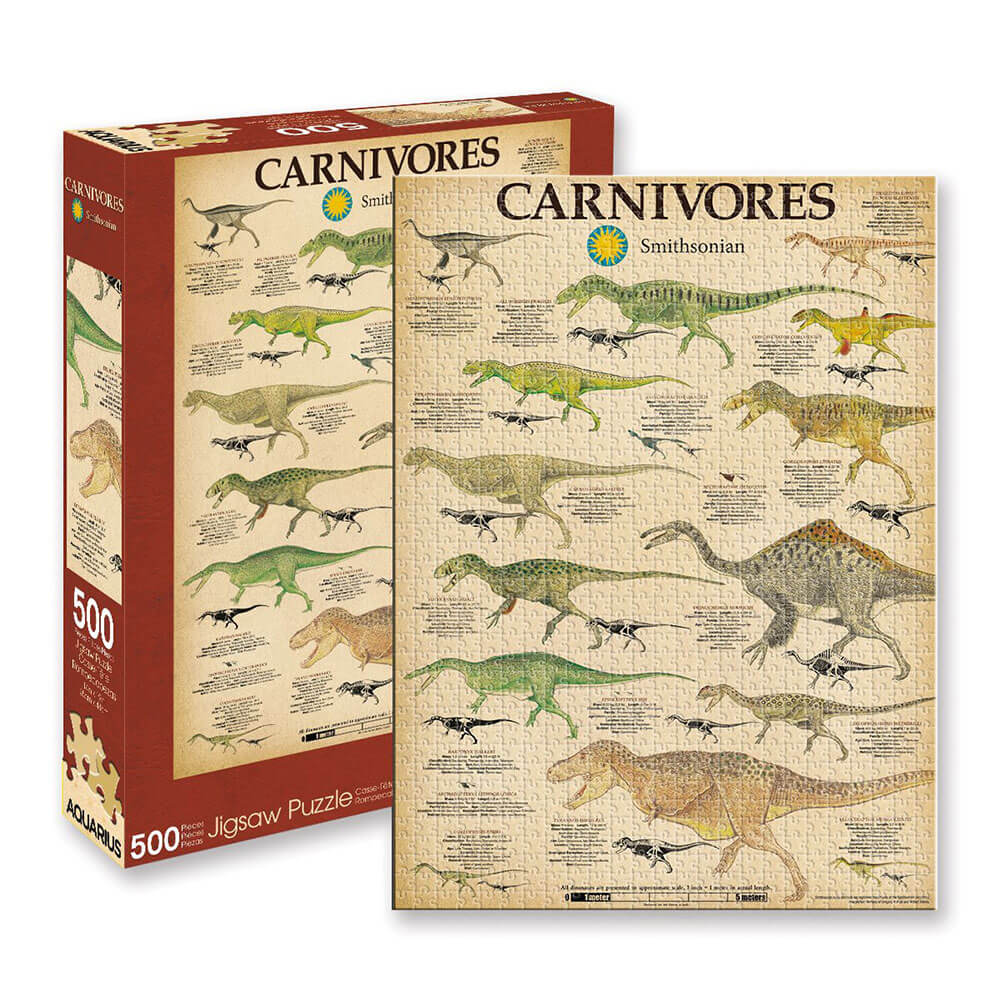 Waterman Smithsonian Dinosaurs Puzzle (500 stcs)